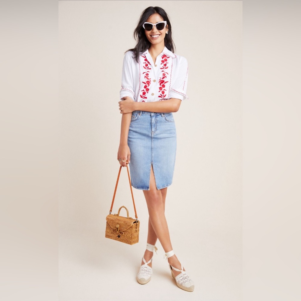 Anthropologie pencil skirt